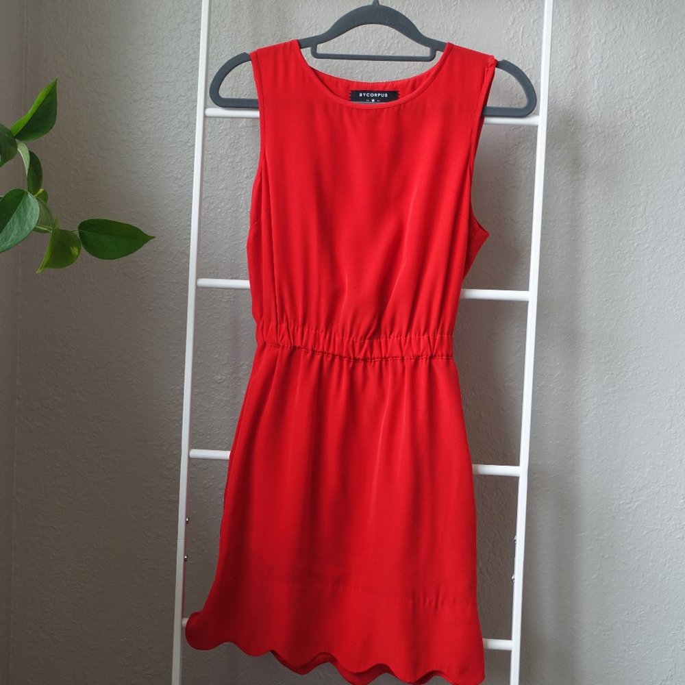Bycorpus Mini Dress, Red- Women's XS